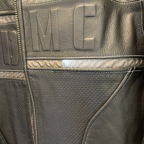 Authentic Harley Davidson Men S.W.A.T. HDMC Black Leather Jacket 3XL NWOT - Picture 10 of 14
